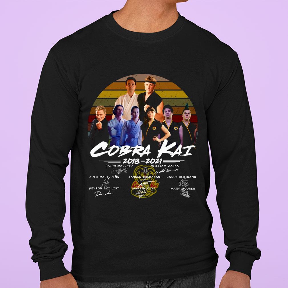 Vintage Cobra Kai 2018-2021 Signatures shirt