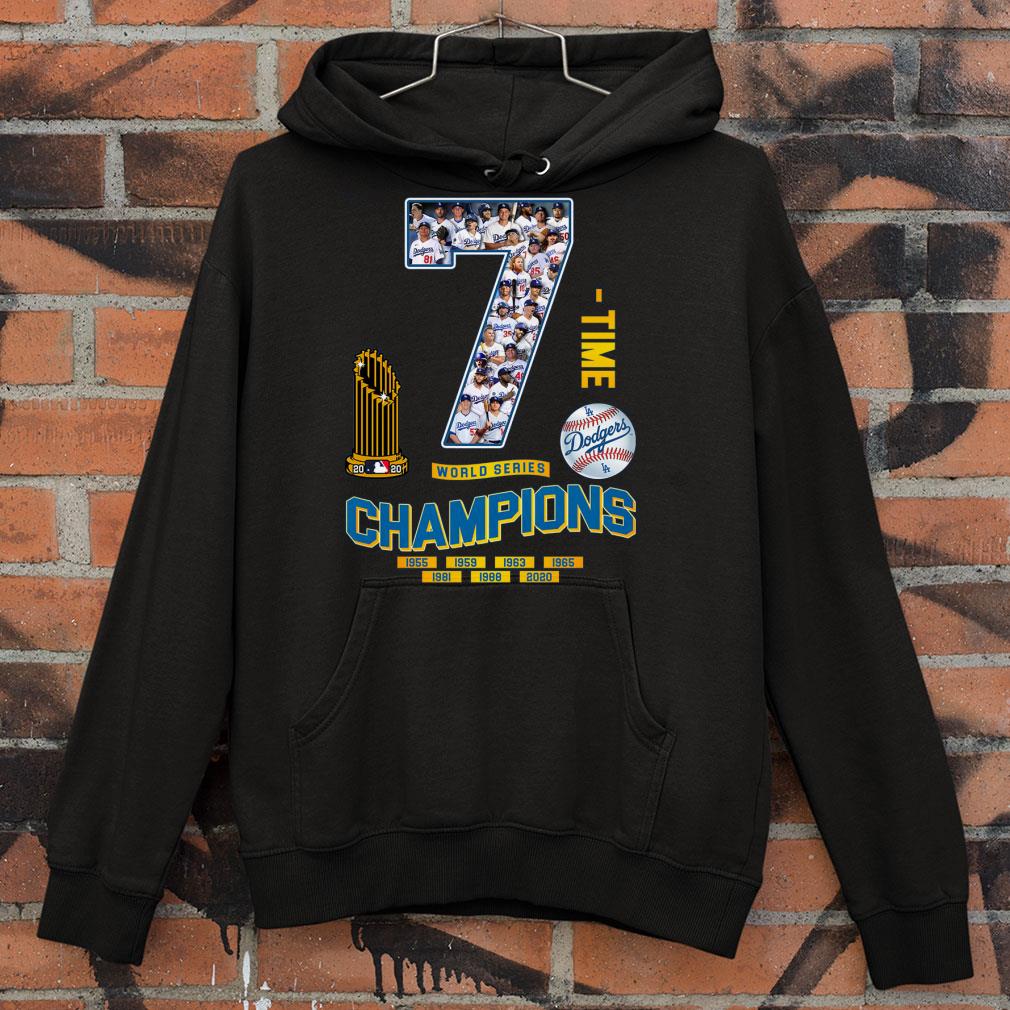 7 Time Team MLB Los Angeles Dodgers World Series Champions shirt