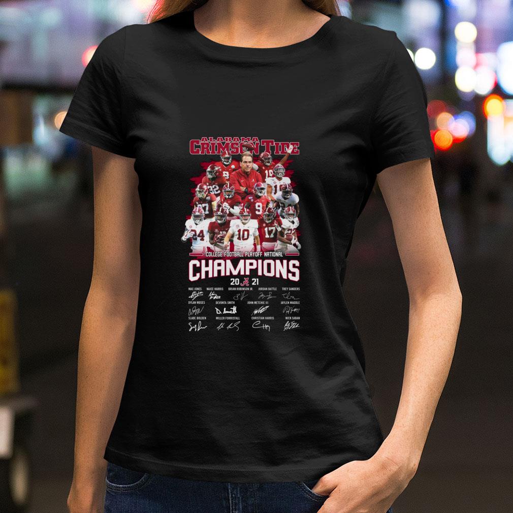 Alabama crimson tide college football playoff national champions shirt