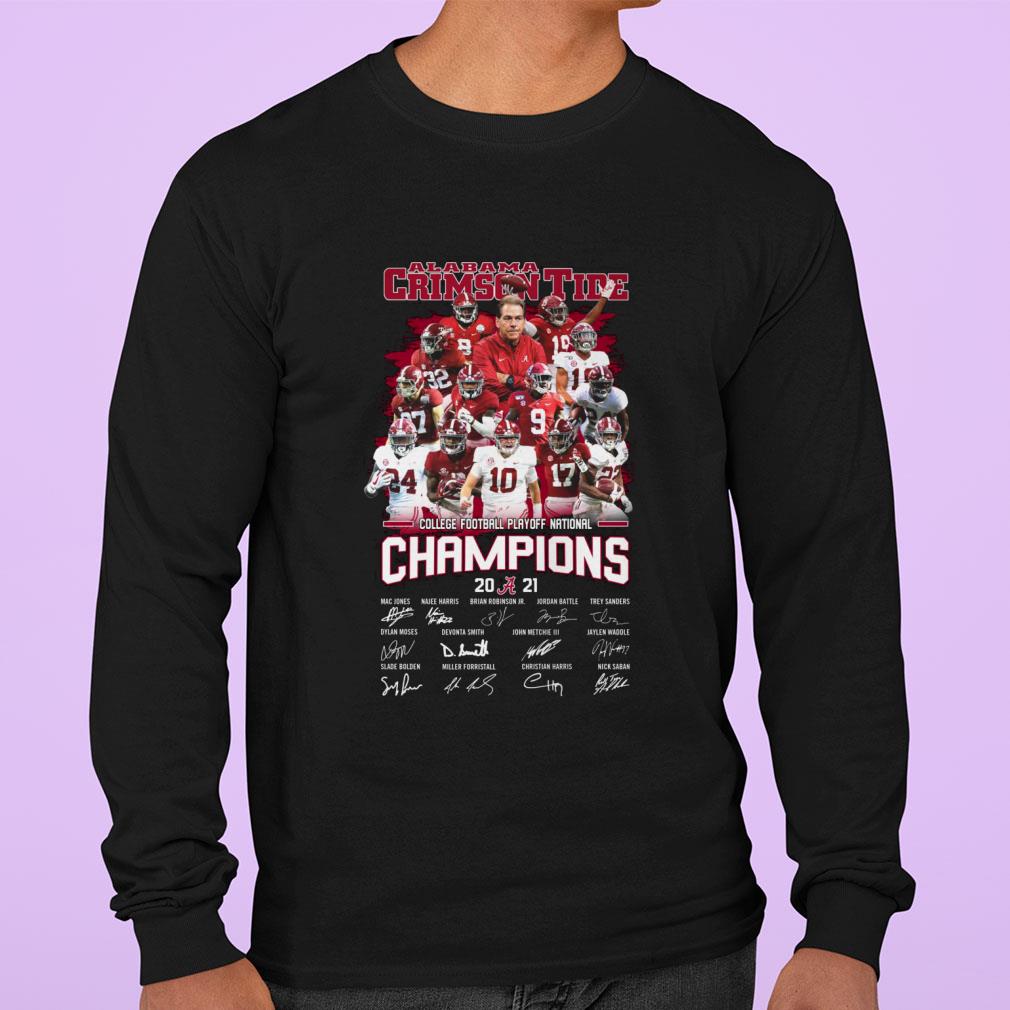 Alabama crimson tide college football playoff national champions shirt