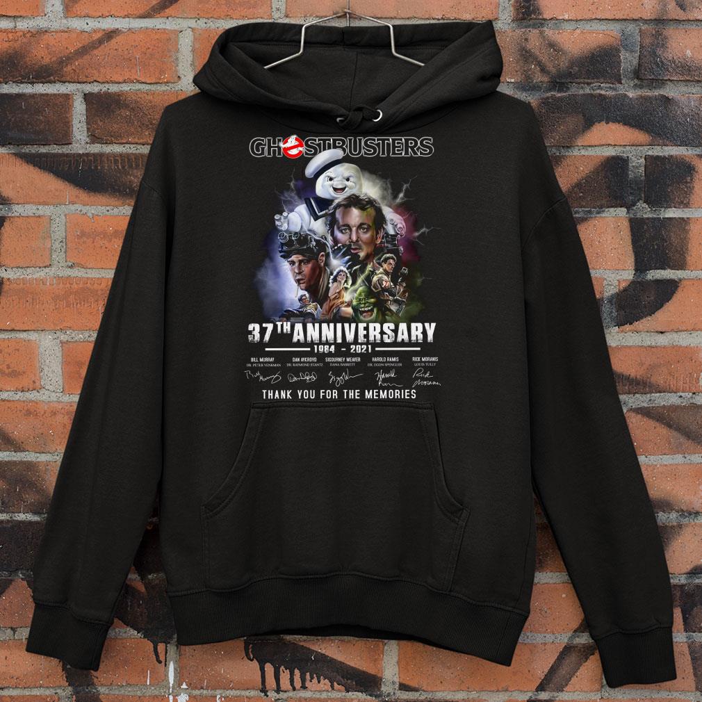 All character Ghostbusters 37th Anniversary 1984-2021 Signatures shirt