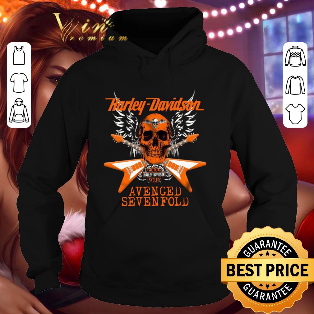 Hot Skull Guitars Motor Harley Davidson Cycles Avenged Sevenfold shirt