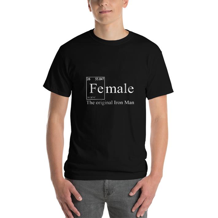 26 55.847 Female the original iron man shirt