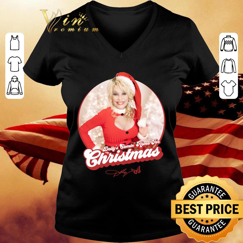 Official Dolly Parton's Comin' Home for Christmas Signature shirt