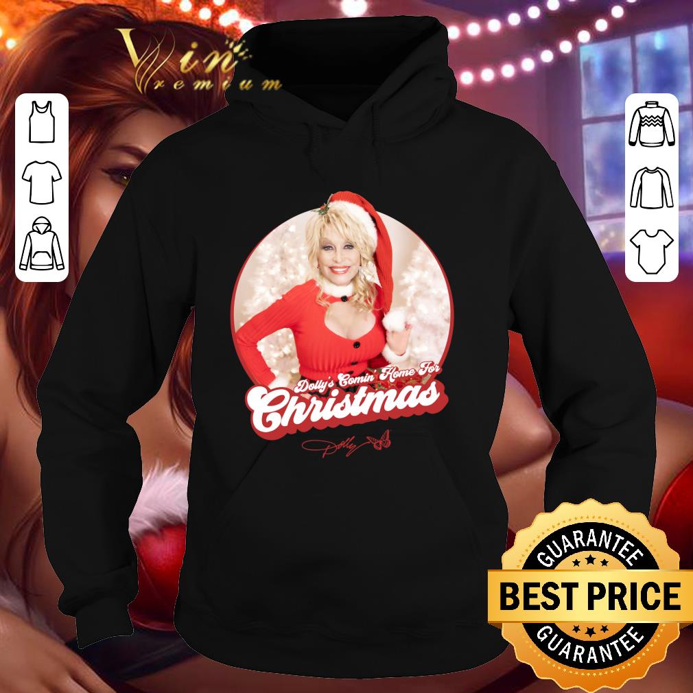 Official Dolly Parton's Comin' Home for Christmas Signature shirt