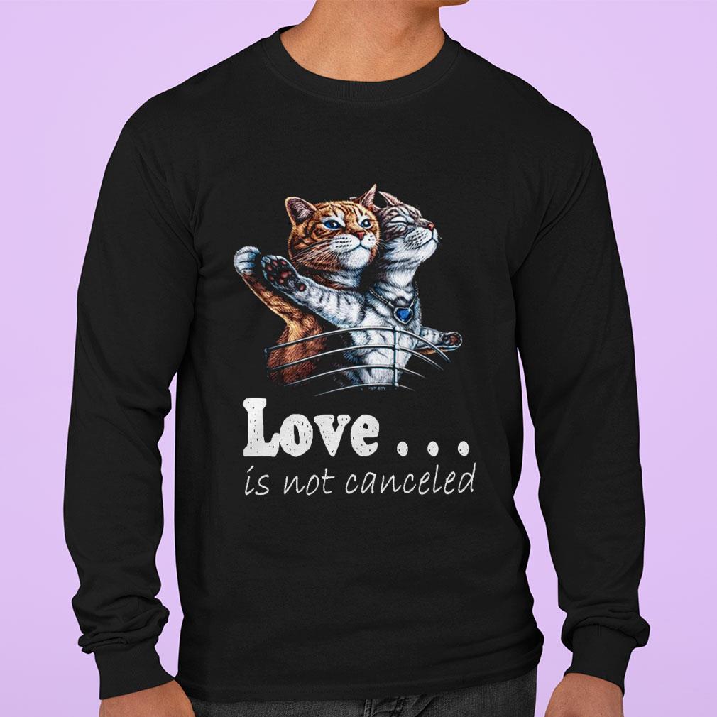 Titanic Cats Actor Love is not canceled shirt