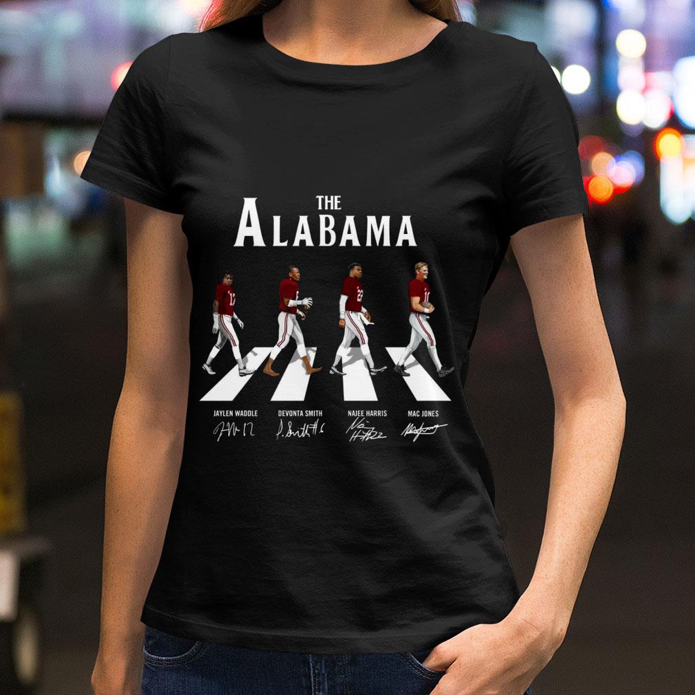 The Alabama Crimson Tide Football Abbey Road Signatures shirt