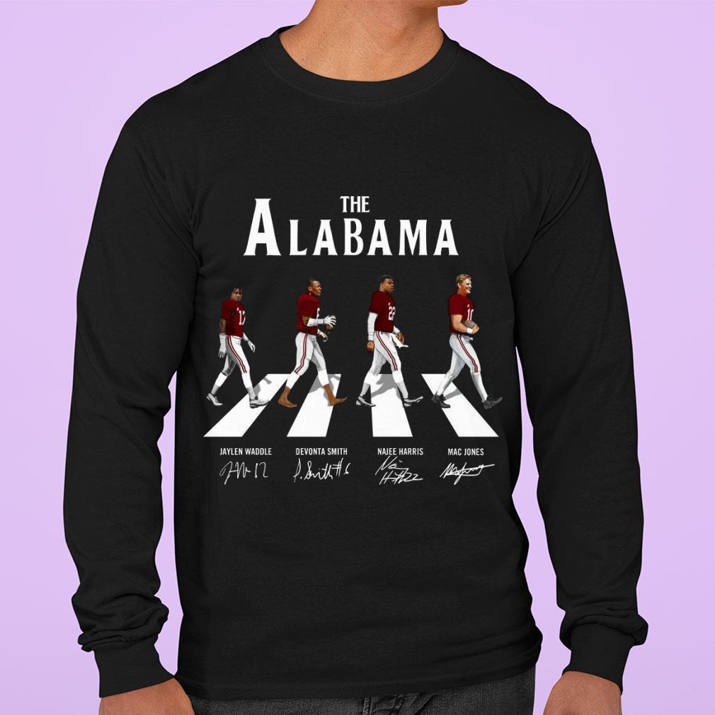 The Alabama Crimson Tide Football Abbey Road Signatures shirt