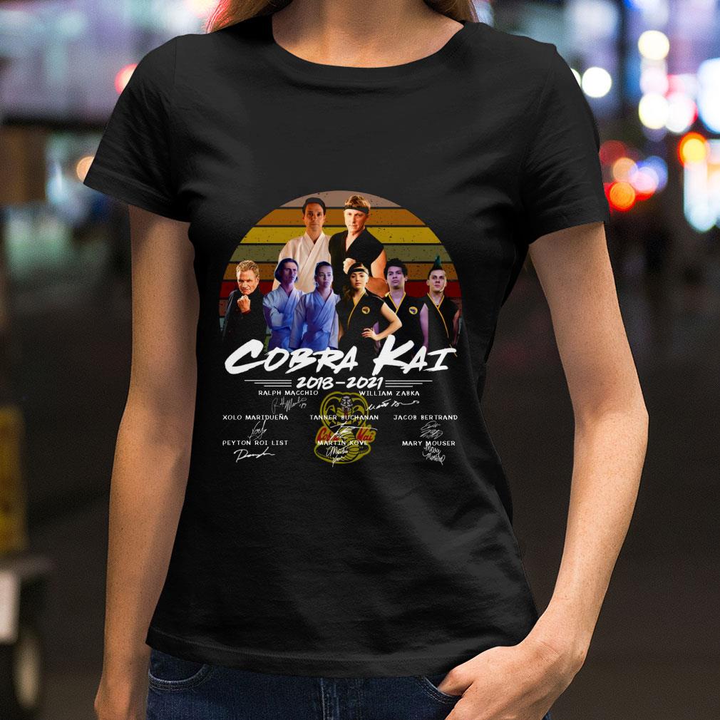 Vintage Cobra Kai 2018-2021 Signatures shirt